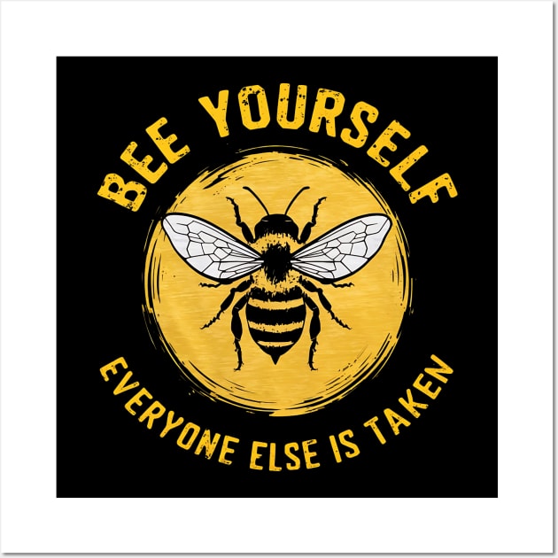 Bee Yourself Wall Art by NomiCrafts